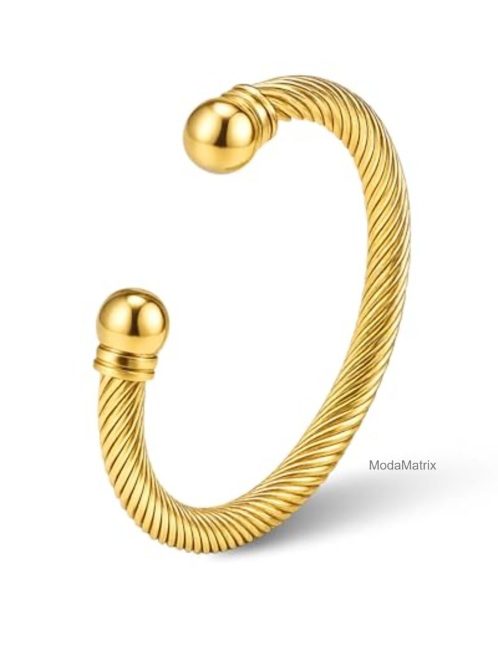 Adjustable Cuff Bracelet Gold, Twisted Vintage Open Bangle Women, Chunky